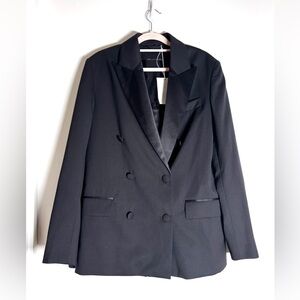 COS Black Tailored Double Breasted Blazer NWT Scandinavian Design size 6